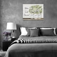 thumbnail image 4 of Farmhouse Bathroom Decor Wall Art Flowers Botanical Bathroom Pictures For Wall Canvas Prints Framed Modern White Floral Painting Artwork for Lavatory Laundry Toilet Loo Bedroom 16"x12", 4 of 6