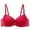 Red, variant on Bigersell Push-Up T-Shirt Bra Women Lace Backless Anti-Light Bottoming Wrapped Chest Vest Underwear Women Size Padded Bra With Straps, Style 81, Red 38B