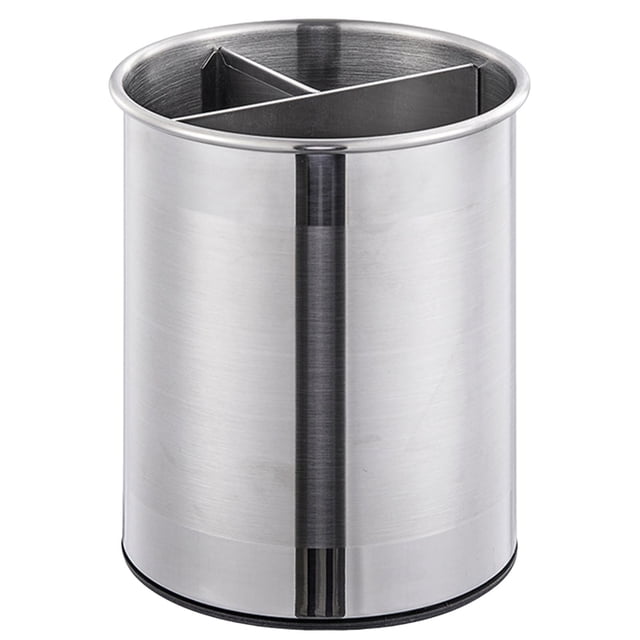 Giyblacko Storage Box Kitchen Living Room Storage Bucket Household Stainless Steel Lidless Rotating Partition Storage Bucket Desktop Storage Bucket
