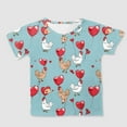 thumbnail image 5 of Godom Girls Tops Short Sleeve Crewneck T-Shirt Tee Kids Tshirts Clothes Summer Tops T-Shirt, 5 of 5