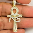 thumbnail image 2 of 3Ct Round Cut Real Moissanite "B" Initial Letter Pendant 14K Yellow Gold Plated, 2 of 3