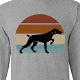 thumbnail image 4 of Inktastic Hunting Dog Retro Sunset Long Sleeve T-Shirt, 4 of 5
