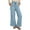 BlueGrey, variant on PUWEI Women's Casual Wide Leg Palazzo Pants High Waist Drawstring Sweatpants Lounge Trousers with Pockets