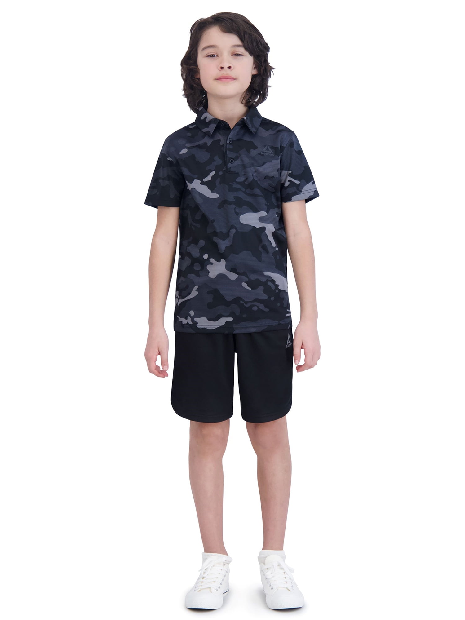 Reebok Boy's Performance Polo Uniform Shirt, Sizes 4-18