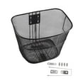 thumbnail image 3 of yotijay Bike Front Basket Black Cargo Basket for Mountain Road Bikes Folding M with Short Brace, 3 of 8