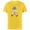 Yellow, variant on Disney 100 Years of Wonder Peter Pan Tinker Bell Muted D100 - Short Sleeve Cotton T-Shirt for Adults - Customized-Black