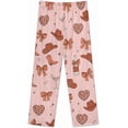 thumbnail image 5 of Top-kevin Women's Pajama Sets Leopard Floral Pattern Long Sleeve Lounge Sets Pjs Sleepwear with Pockets, 5 of 12