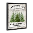 thumbnail image 3 of Stupell Industries Rustic Lodge Farm Market Christmas Trees Black Floating Frame Canvas Art, 17 x 21, by Creatif Belle, 3 of 8