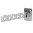 thumbnail image 3 of Lojalitet Tendedero de Pared de Acero Inoxidable 304 con 6 Orificios, Organizador de Ropa Plegable con Tornillos, 3 of 6