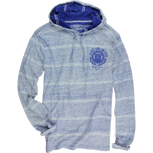 Ecko Unltd. Camiseta con estampado de rayas Lw para hombre, azul, talla mediana