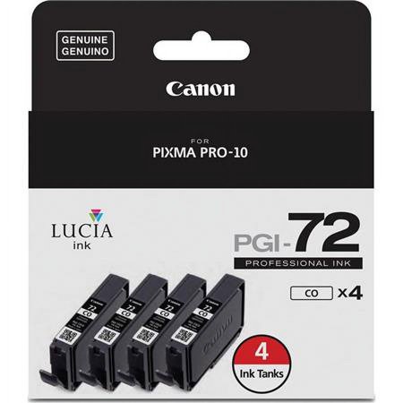 UPC: 0660685051294 | Canon PGI-72 Chroma Optimizer Ink Tank For PIXMA PRO-10 (PACK OF 4)