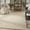 Beige, variant on Nourison Wool Haven 3'9" x 5'9" Ivory Modern Indoor Rug