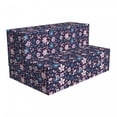 thumbnail image 1 of Floral Foldable Mattress, Violet Tones Vintage Flowers, 74.8" x 39.4", Sea Blue Lilac, by Ambesonne, 1 of 4