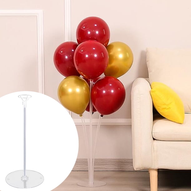Xihbxyly Soporte Flotante para Globos, Soporte para Decoración de Mesa, Decoración para Bodas, Elegante Expositor de Mesa, Decoración Multiusos, para Pascua y Eventos, 1 Juego, Plástico.