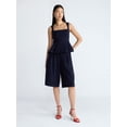 thumbnail image 2 of Devil Wears Prada Scoop Collection Women's Sleeveless Square Neck Peplum Top, Sizes 0-20, 2 of 5