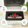 thumbnail image 4 of Home & Garden Merry Christmas Cardinal Mat Rubber Switch Sassafras 431723, 4 of 4