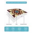 thumbnail image 5 of Turquoise Red Twin XL Size Down Alternative Comforter,Lightweight Comforter Quilt Bedding Set with Pillow Shams Southwest American Native Abstract Pattern Bed Comforter Duvet Insert 68"x98", 5 of 7