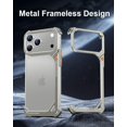 thumbnail image 2 of Funda OATSBASF para iPhone 17 Pro Max 6.9" con Bumper de Aluminio, 2 of 7
