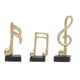 thumbnail image 1 of 3Pcs Music Note Decor, Gifts Musical Figurine Modern Statue Sculpture, Table Centerpiece Crafts Home Arts, 1 of 5