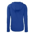 thumbnail image 3 of Women's Cutter & Buck  Royal Buffalo Bills Throwback Daybreak Eco Recycled Half-Zip Hoodie, 3 of 3