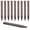Brown, variant on Heavy Duty, Black Landscape Lawn & Garden Border Edging Stakes - Easy Install Terrace & Bender Board (30)