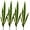 Yellow 76cm, variant on 4 Pcs Artificial Plants 30" Sansevieria Snake Plant Plastic Greenery Perfect Faux Agave Plant for Home Office Indoor and Outdoor Décor