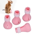thumbnail image 1 of Bañador Convenientes Zapatos de Gato de Silicona, Zapatos de Gato Anti-Scratch, Protector de la Pata, Zapatos de Baña de Gato, 1 of 7