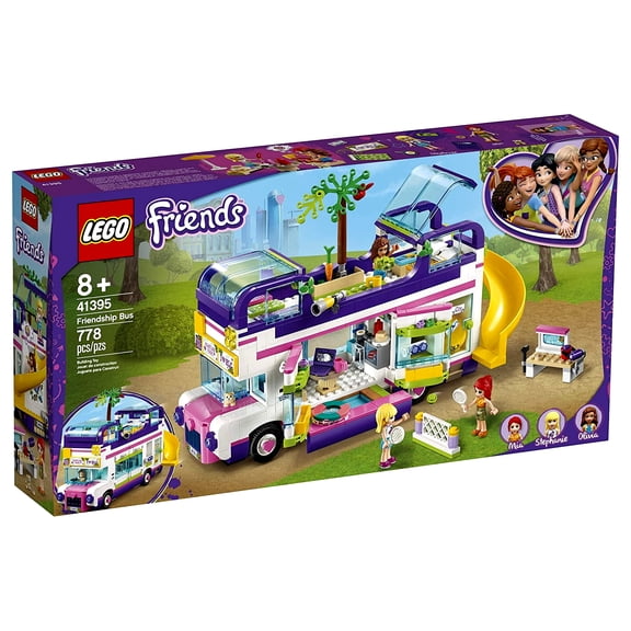 LEGO Friends Friendship Bus 41395 Heartlake City Toy Playset Building Kit Promotes Hours of Creative Play, New 2020 (778 Pieces)