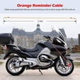 thumbnail image 3 of Alarma de bloqueo de freno de disco para motocicletas y bicicletas con cable recordatorio Azul, 3 of 9