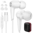 thumbnail image 2 of NSKBBM-USB C Earbuds for Galaxy S26 Ultra S26+ for iPhone 17e 17 Pro 15 16/iPad 10th Type C Headphones Wired USB-C Earphones for Google Pixel 10a 9 Pro with Mic Volume Control Noise Isolating Headset, 2 of 4