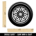 thumbnail image 2 of Detailed Realistic Tire Wheel Car Vehicle Rubber Stamp for Scrapbooking Crafting Stamping - Mini 1/2 Inch, 2 of 7