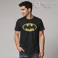 thumbnail image 2 of Men's Batman Classic Logo Graphic T-Shirt - Stylish & Comfortable Tee,, 2 of 11