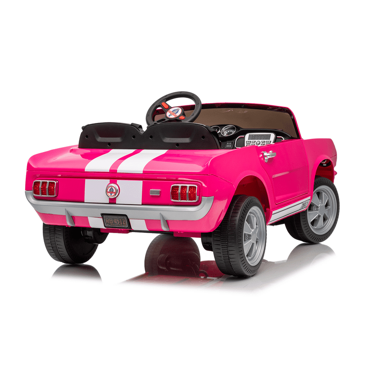 Fisher Price Pink Mustang Toy Car Bright Starts Ford Mustang 3-in