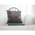 thumbnail image 3 of 16" Red Blue Spades Suede Throw Pillow, 3 of 4
