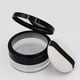 thumbnail image 4 of Vogacara Caja de polvo Estuche vacío Herramienta de maquillaje Caja de cosméticos Vidrio multifuncional A prueba de polvo Negro Rosa Tamaño Cuentagotas de vidrio y botellas Negro, 4 of 6