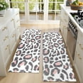 thumbnail image 4 of Kitchen Rugs Sets Of 2,White and Pink Of Leopard Print Anti Fatigue Kitchen Mat Rugs Non Slip Washable,Decorative Kitchen Floor Mats for Kitchen,Sink,Laundry,17"X47", 4 of 5