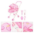 thumbnail image 3 of HLONK Dolls Stroller Model Baby Stroller Toy Simulation Stroller Toy Toddler Pretend Play Toy, 3 of 4