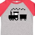 thumbnail image 4 of Inktastic Valentines Day Heart Choo Choo Train Boys Toddler T-Shirt, 4 of 5