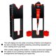 thumbnail image 4 of Sostenedor de pulidor Soporte para pulidor de coche, máquina pulidora/rectificadora multifuncional, estante de almacenamiento de montaje en pared para reparaciones de automóviles, tienda y accesorio, 4 of 6