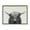 Gray, variant on Kate and Laurel Sylvie Hey Dude Highland Cow BW Framed Linen Textured Canvas Wall Art by The Creative Bunch Studio, 28x38 Gray, Chic Farm Animal Art for Wall