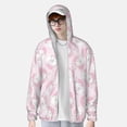 thumbnail image 4 of Balery Cute Rabbit Men's Women's UPF 50+ Sun Protection Lightweight Hoodie Performance Long Sleeve Shirt for Fishing Running-XX-Large, 4 of 9