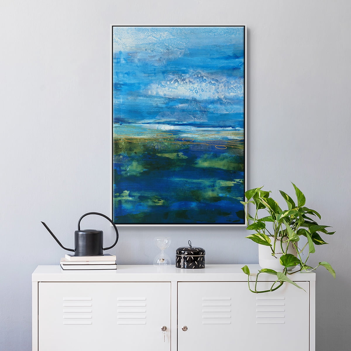 Island Groove Framed Premium Gallery Wrapped Canvas - Ready to Hang