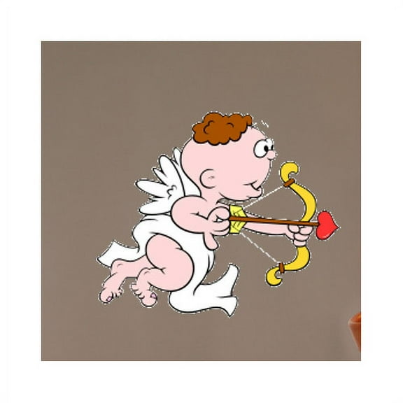 Wallhogs Valentines Cupid II Cutout Wall Decal