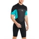 thumbnail image 2 of Greeniant Traje de buceo de alta eficiencia a prueba de frío de una pieza estilo de manga corta transpirable agradable a la piel traje de baño clásico Deportes acuáticos Hombre Verde Claro 3XL Greeniant OD020692-18, 2 of 6