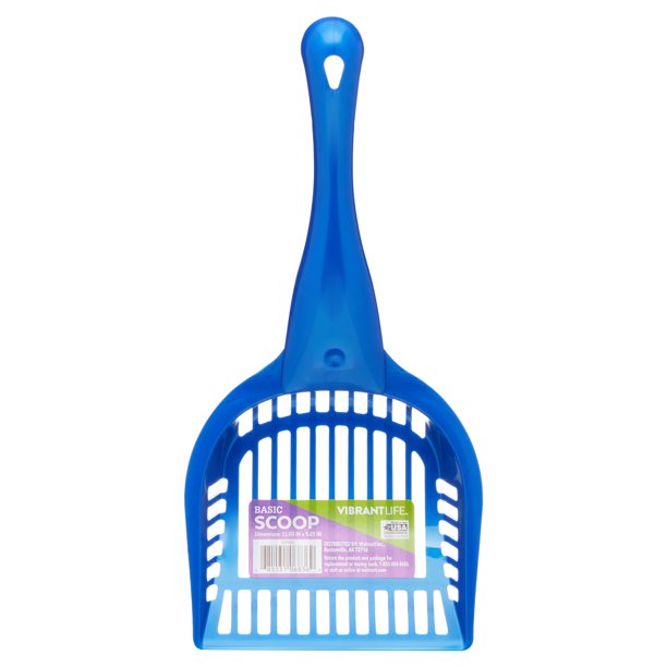 Vibrant Life Basic Cat Litter Scoop, Blue