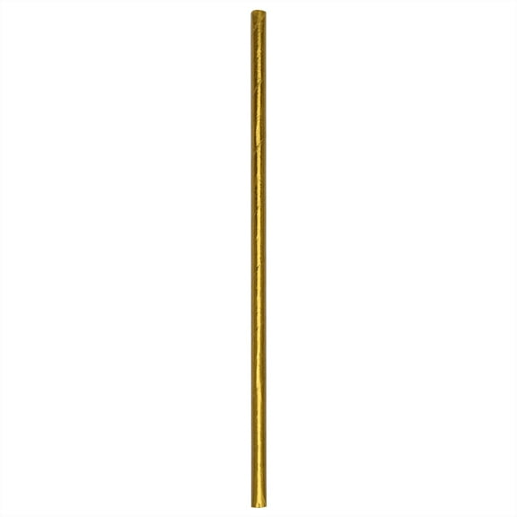 Iridescent Gold Drink Straws, 25-Pack for Weddings & Birthdays, Premium Party Drinking Straws