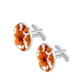 thumbnail image 2 of Pumpkin Stylish Men Cufflink for Dress Shirts, Made of Stainless Steel, for Formal Occasions, 2 of 6