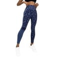 thumbnail image 3 of Outfmvch Yoga Pants Womens Leggings Athletic Gym Workout Pants for Women Pull On Side Pockets Tummy Control Workout Leggings Womens No Front Seam Leggings for Women Blue L, 3 of 9