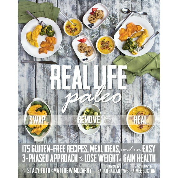 Pre-Owned Real Life Paleo: 175 Gluten-Free Recipes, Meal Ideas, and an Easy 3-Phased Approach to Lose Weight & Gain Health (Paperback) 1628600454 9781628600452