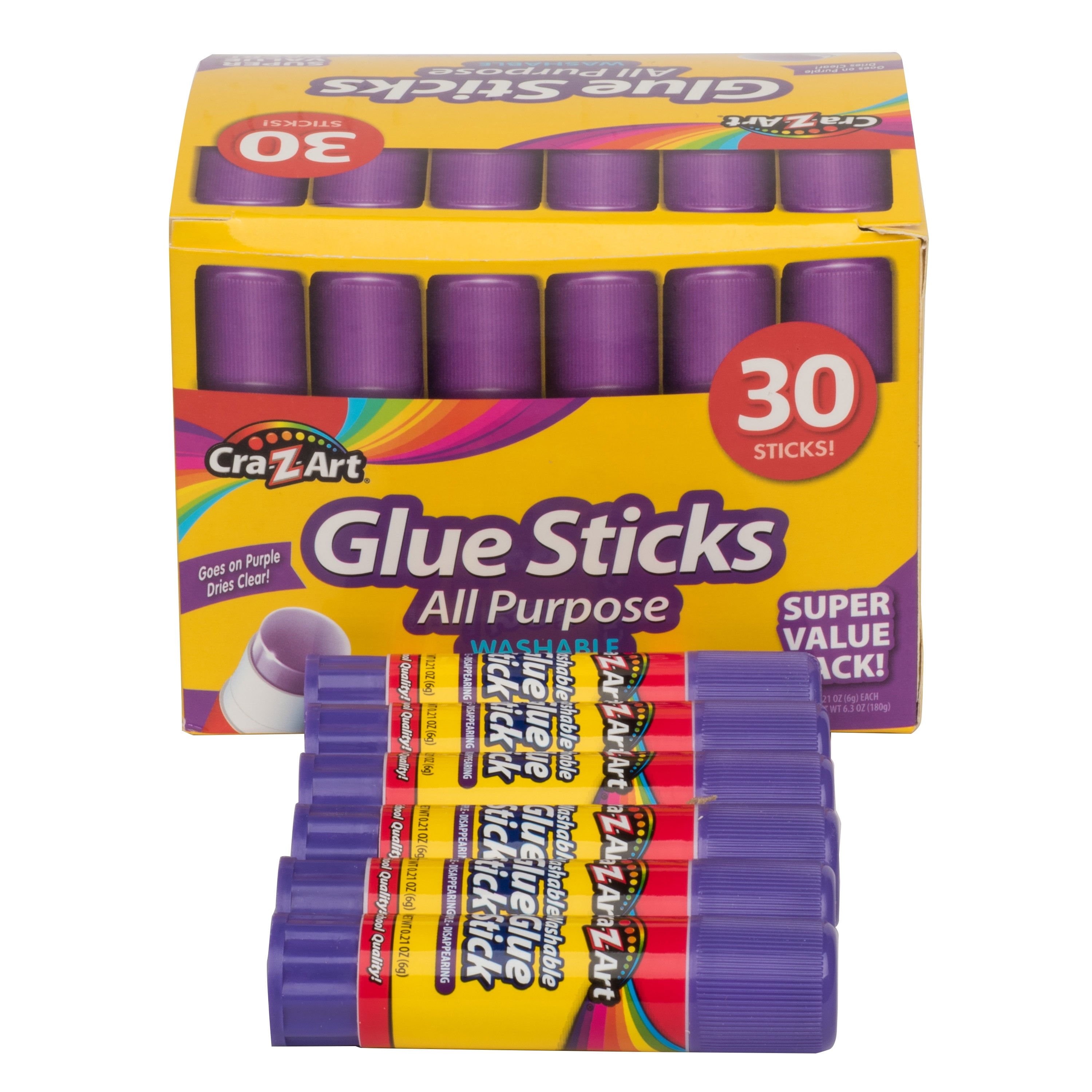 Creativity Street® Glue Stick, Purple, .70 oz.
